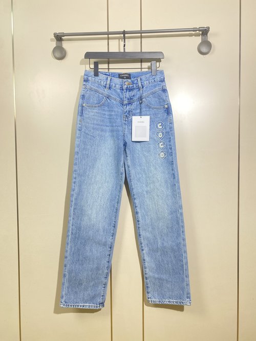 Chanel Chanel Beach Series: Jeans with Unique Visual Appeal