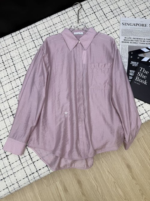 Loro Piana Versatile Sun Protection Shirt with Bee Embroidery Logo