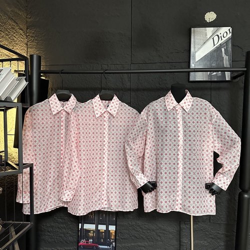 Louis Vuitton Micro-transparent Monograw Print Shirt