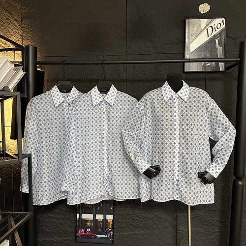 Louis Vuitton Micro-transparent Monograw Print Shirt
