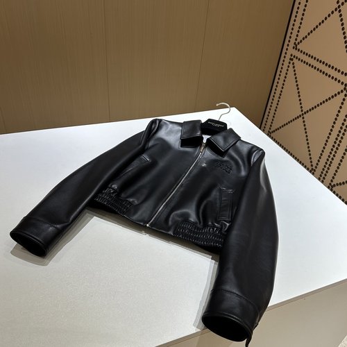 Miu Miu Imported Lambskin Composite Modal Suit in Elegant Sweet-Cool Style