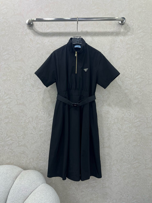 Prada Workwear Style Dress with Custom Zipper, Universal Fit