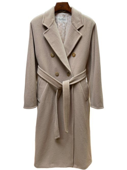 Max Mara Classic Coat with Hanger, Bag, and Dust Cover