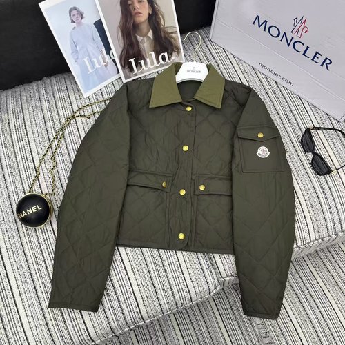 Moncler Recommended: New Diamond Quilted Short Cotton Coat for Layering