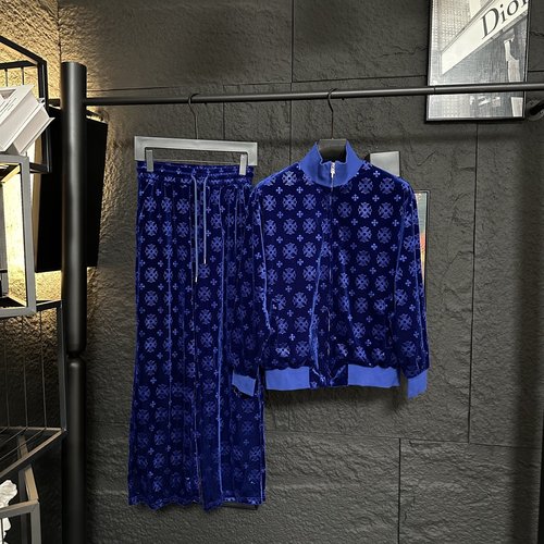 Chrome Hearts Chic Imported Jacquard Velvet Baseball Outfit with Print