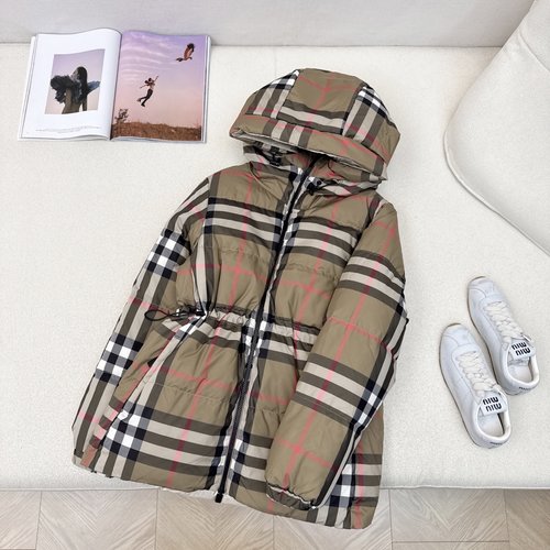 Burberry Vintage Check Reversible Hooded Waistcoat Puffer Coat - Multi-Wear Option