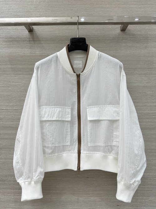 Brunello Cucinelli Exclusive First Release: Loose Pilot Jacket with Elegant Appeal