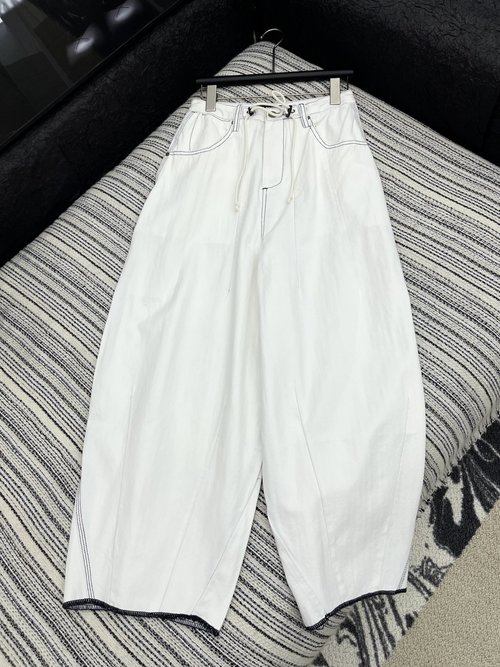 Chanel Vintage Drawstring Scythe Jeans