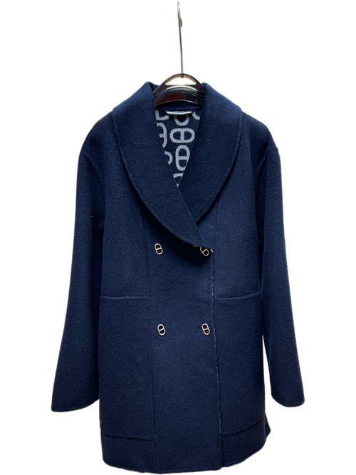 Hermes Classic Cashmere Coat with Dust Bag in Earthy Tones