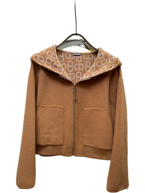 Hermes All-Cashmere Coat with Dust Bag in Khaki, Orange, Ivory, and Blue