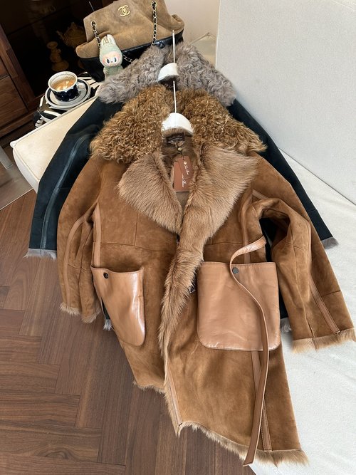 Loro Piana Winter Furry Lambskin Product with Velvet Surface