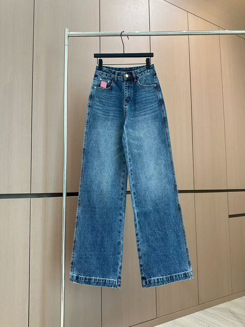 Chanel Designer Jeans with Unique Double C Weaving