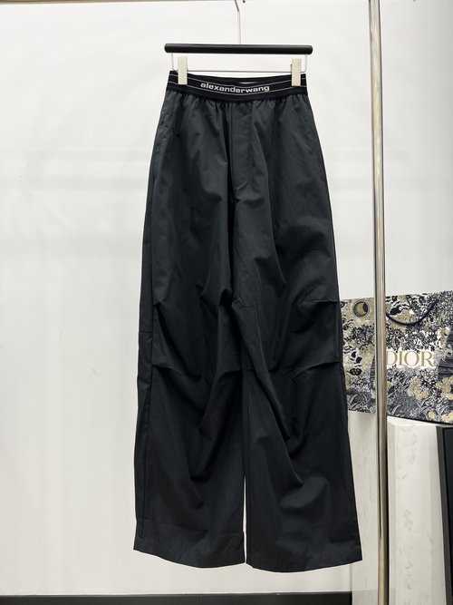 Alexander Wang Work - style Casual Pants with Custom Belt for Versatile Appearance