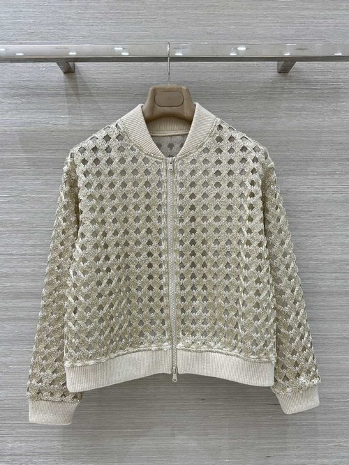 Brunello Cucinelli Exclusive High-end Bc Old Money-style Sequin Embroidered Cardigan