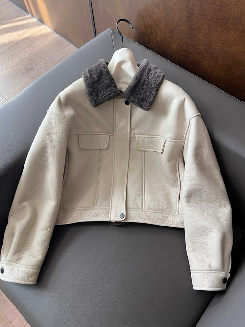 Miu Miu Sweet-cool Vintage-style Fur-lined Outerwear