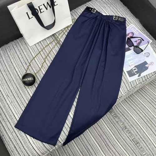 Loewe Highly Recommended: New LOE Leather-Belted Straight-Leg Trousers