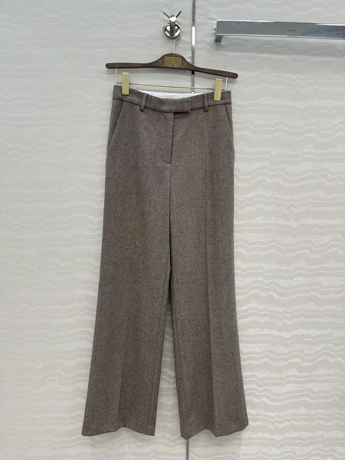 Loro Piana Exclusive Premium Wool Straight-Leg Trousers - Luxury Design