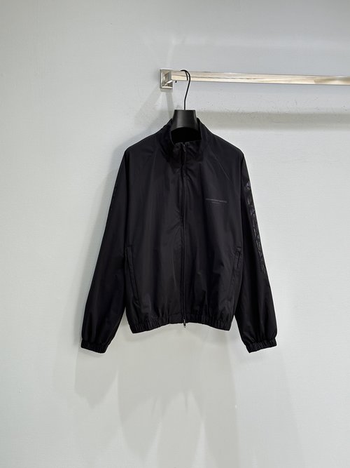 Alexander Wang Lightweight Sports Jacket with Side Zipper and Pockets