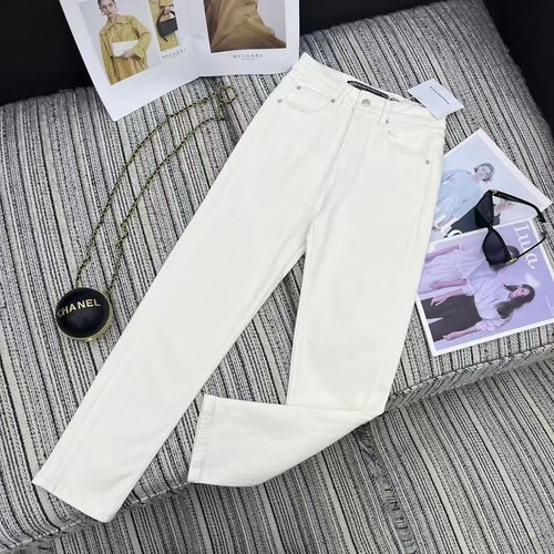 Alexander Wang Lined-fleece Denim Pencil Pants
