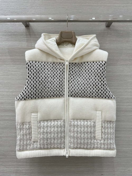 Brunello Cucinelli Exclusive First Release: Goose-down Filled Cashmere Vest