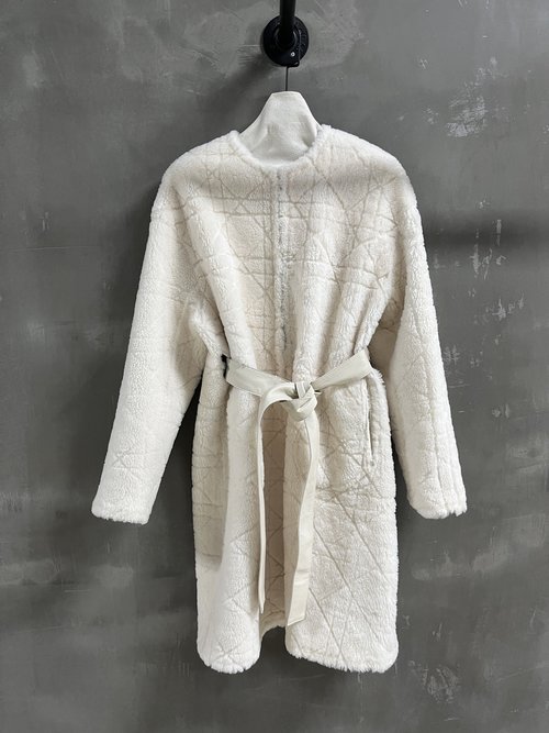 Chanel Reversible Sheepskin Faux Fur Coat in Classic Maillard Color