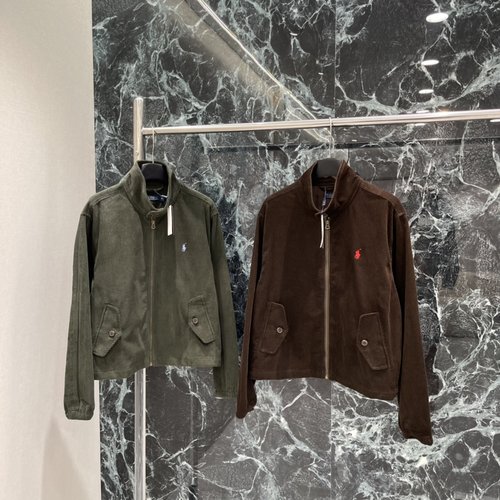 Polo Ralph Lauren Corduroy Jacket with Classic Embroidered Brand Logo, Luxurious Design