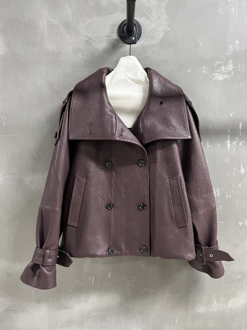 Dior Premium Leather Jacket with Vintage Flair, Made from Turkish Goat Leather