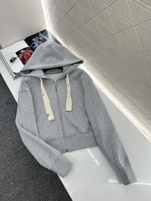 Louis Vuitton Custom Twill Cotton Hooded Coat and Jogger Pants Set with Logo