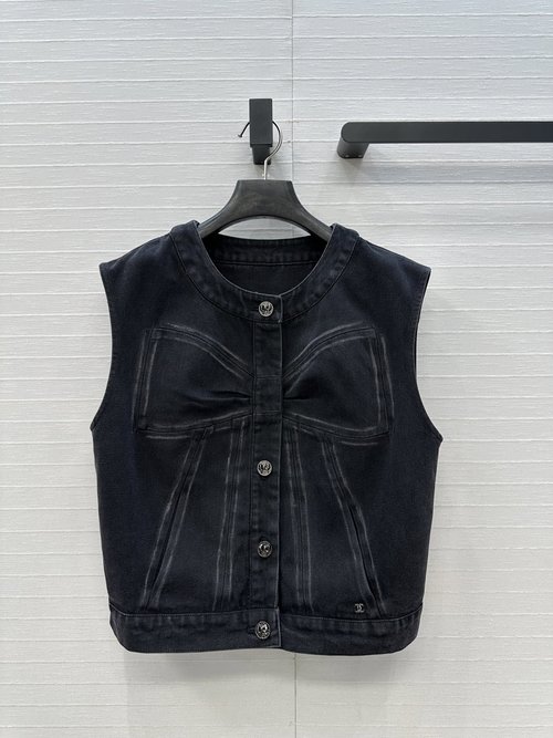 Chanel Exclusive Bowknot Series Denim Vest