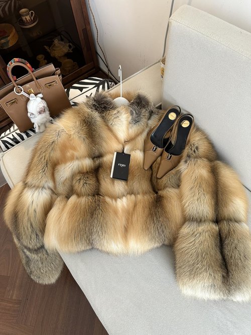 Fendi Premium Finnish Fox Fur Apparel