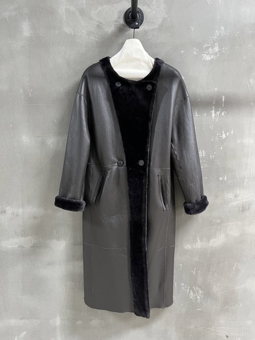 Miu Miu Stylish Fur-Trimmed Jacket with Imported Australian Wool