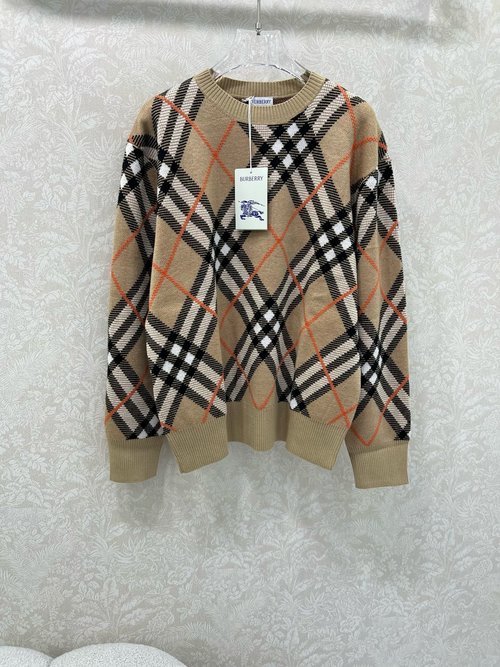 Loro Piana Classic Checked Wool Sweater, Sophisticated and Flattering