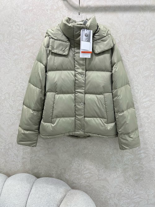 Fendi Lightweight Goose Down Jacket with Adjustable and Detachable Hood