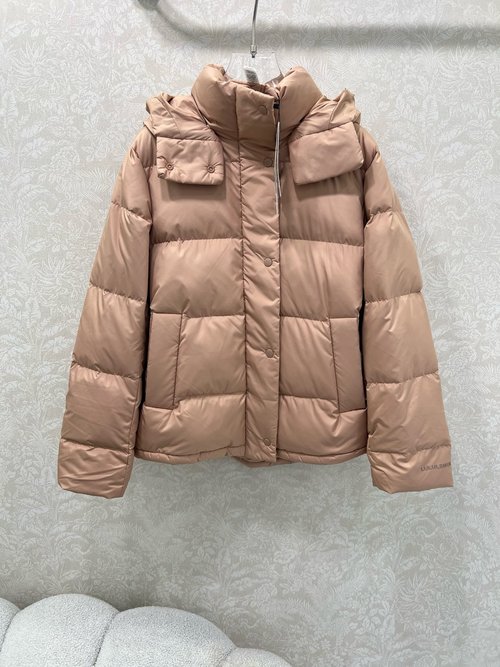 Fendi Lightweight Down Jacket with Adjustable Waist and Detachable Hood