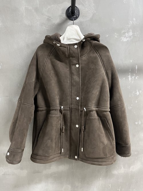 Balenciaga Classic Fur Single-piece with Custom Retro Suede