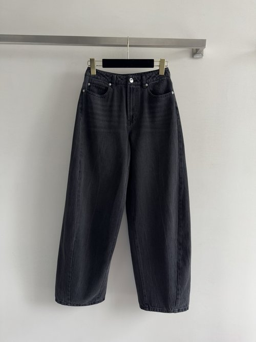 Alexander Wang Jeans with Washable Fabric, High - Waist and Timeless