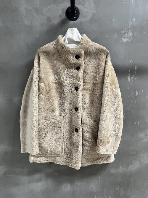 Brunello Cucinelli Timeless Old Money Style Reversible Merino Wool Fur Overcoat