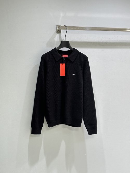 Loewe Soft Knit Polo Top with Loose Fit and Two Color Choices