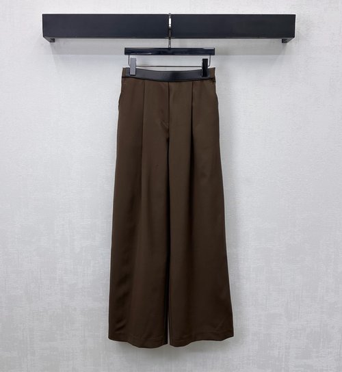 Loewe Chic Belted Straight-Leg Suit Trousers for Formal Events