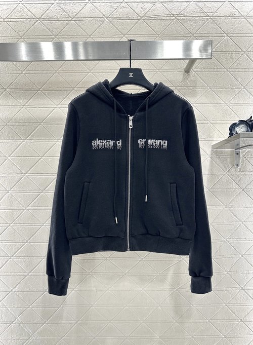 Alexander Wang Hooded Jacket and Trousers Set with Logo