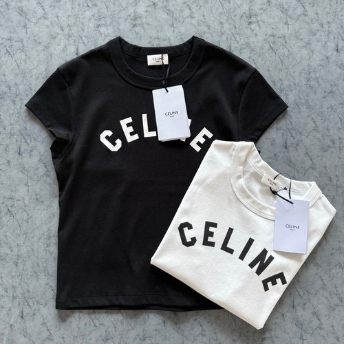 Celine Stylish New Printed Short-Sleeve T-Shirt, Fashionable and Well-Fitted