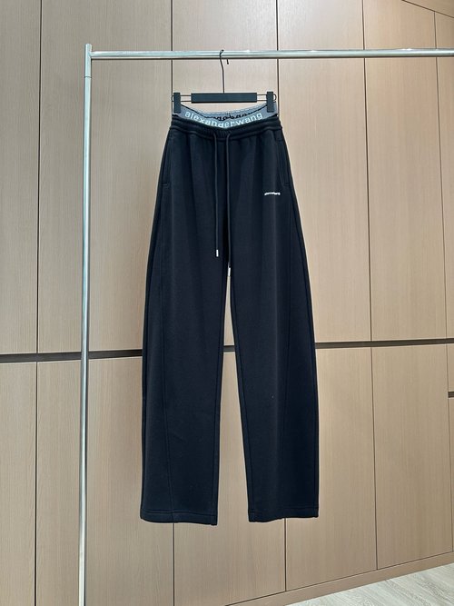 Alexander Wang Dual Waistband Drawstring Warm Leisure Trousers