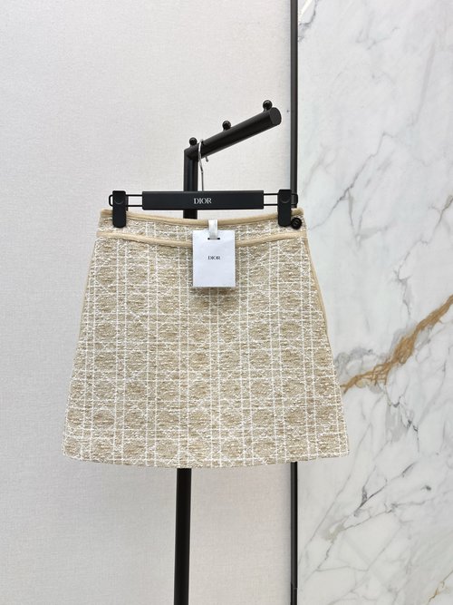 Dior Limited Tweed A-Line Skirt in Classic and Versatile Style