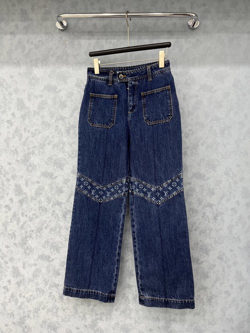 Louis Vuitton Classic Double Pocket Vintage Denim Jeans