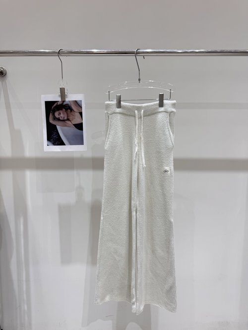 Loewe Ribbed Pocket Drawstring Knit Pants