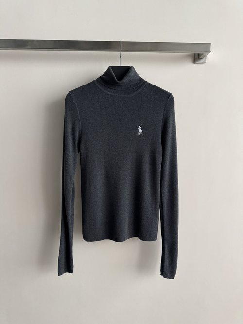 Yves Saint Laurent Warm Turtleneck Top: Fine Wool Blend, Wardrobe Essential