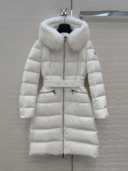 Moncler High-end Original Customizable Long Hooded Goose Down Jacket