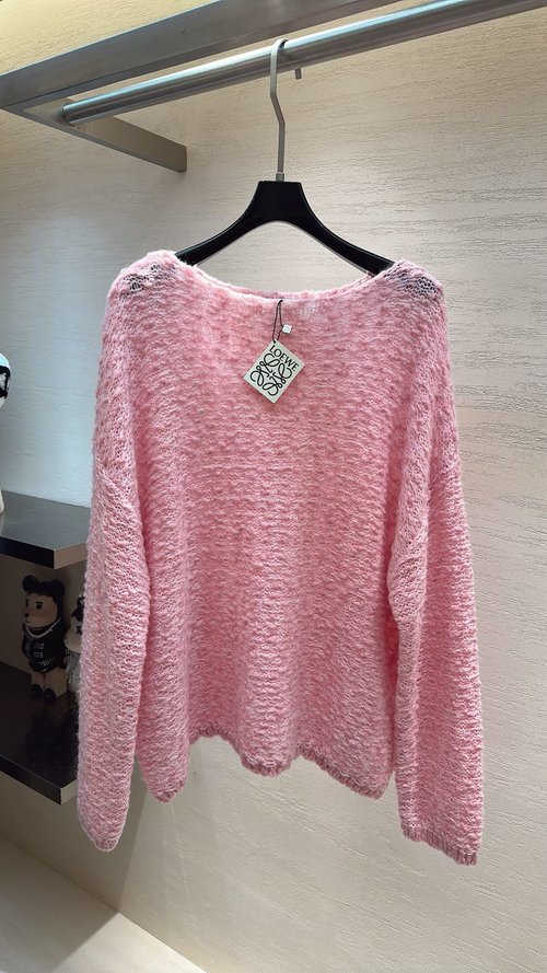 Loewe Loose-Fit Wool Top with Unique Texture