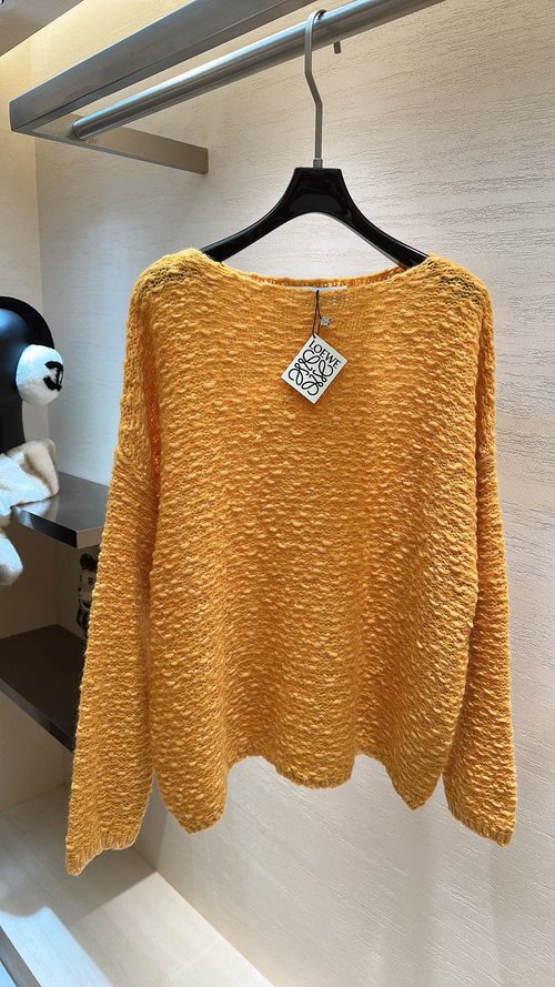 Loewe Loose-Fit Wool Top with Unique Texture