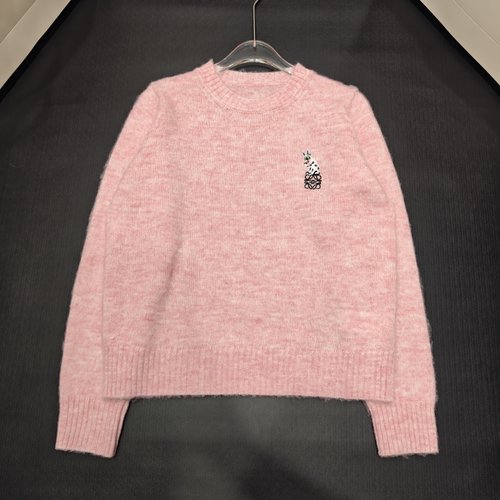 Loewe Collaborative Cartoon Logo Wool Pullover for a Sophisticated Look